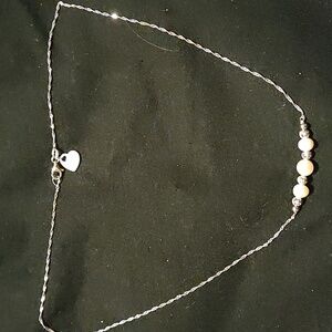Sterling silver generations of Love Pearl necklace